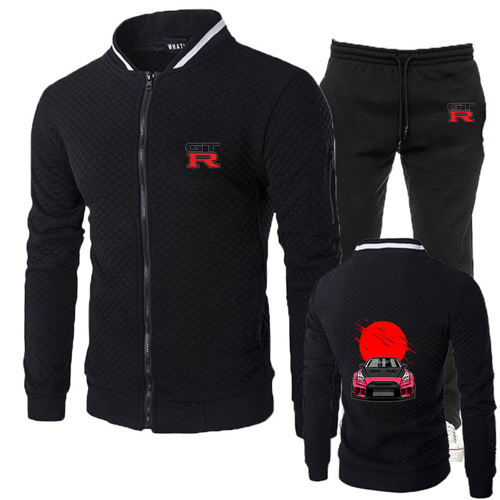 Street Fashion Jacket Men - Conjunto de Chaqueta de Béisbol con