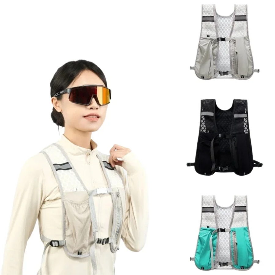 Reflective Jacket Running - 2025 nuevo chaleco de almacenamiento para