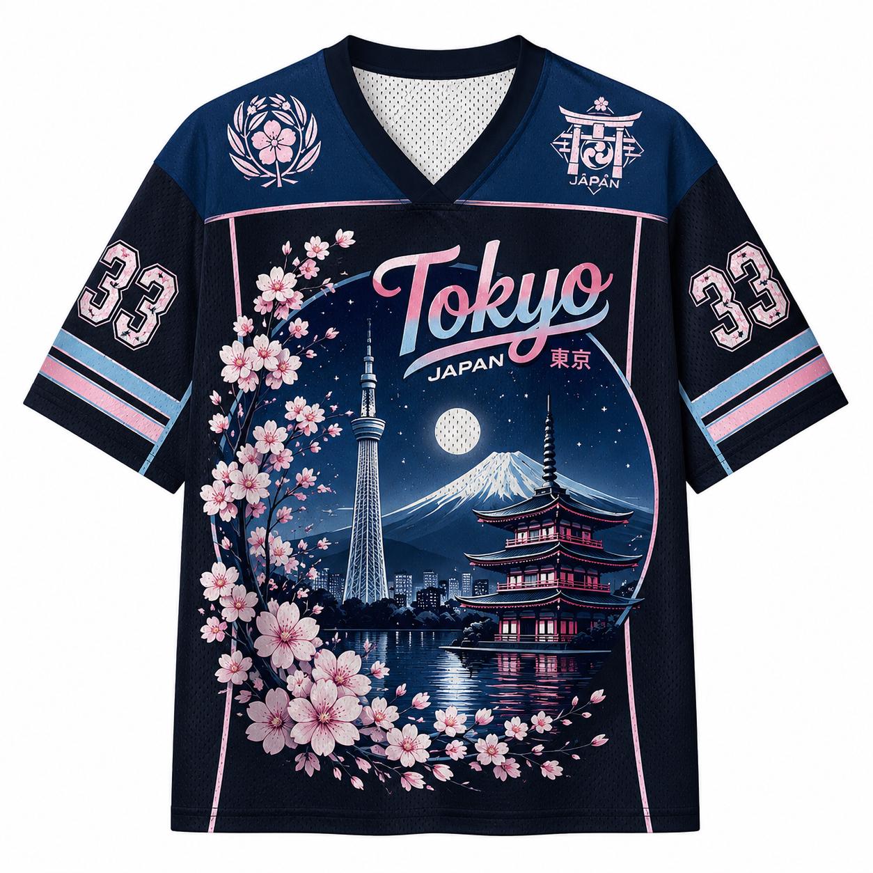 Street Fashion Kyoto - Camiseta de Verano 2026 con Estampado