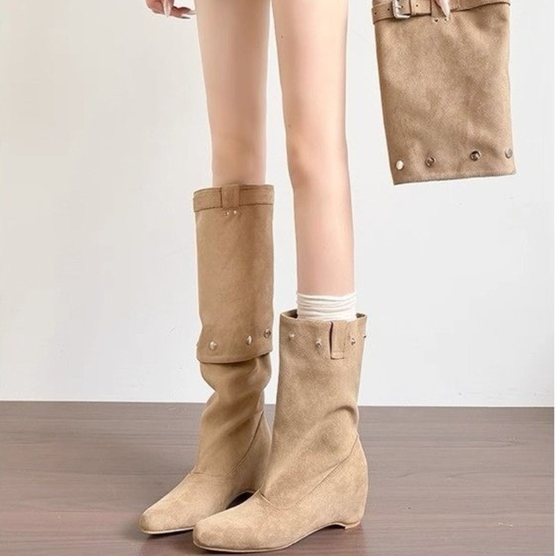 Botas de caña media con punta  - Street Fashion Style Youtube reseña y precio
