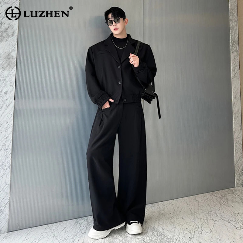 Blazer de primavera LUZHEN, ch - Street Fashion Jacket Men reseña y precio