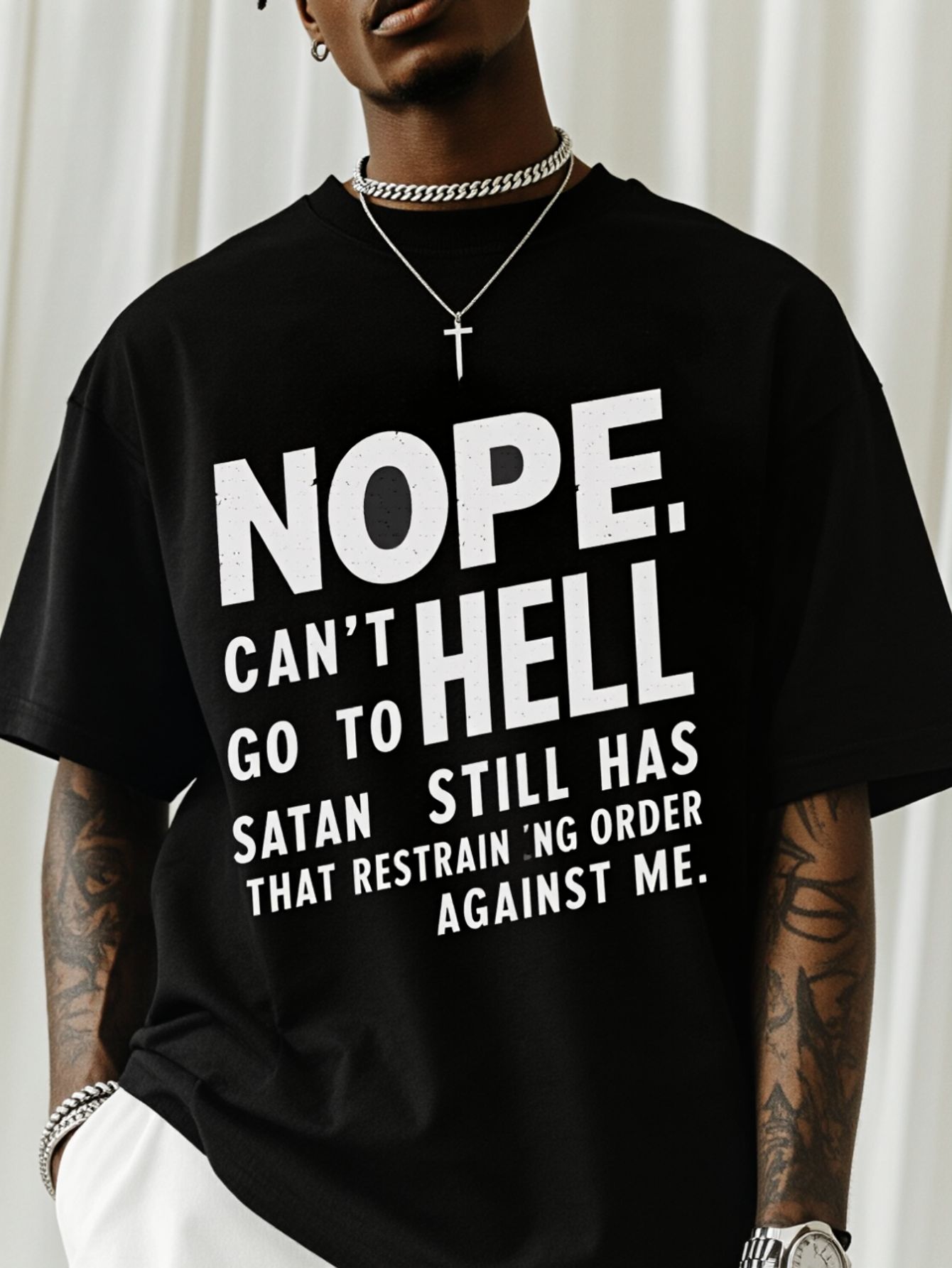 Camiseta estampada 'NOPE NOT G - Street Style Fashion Quotes reseña y precio