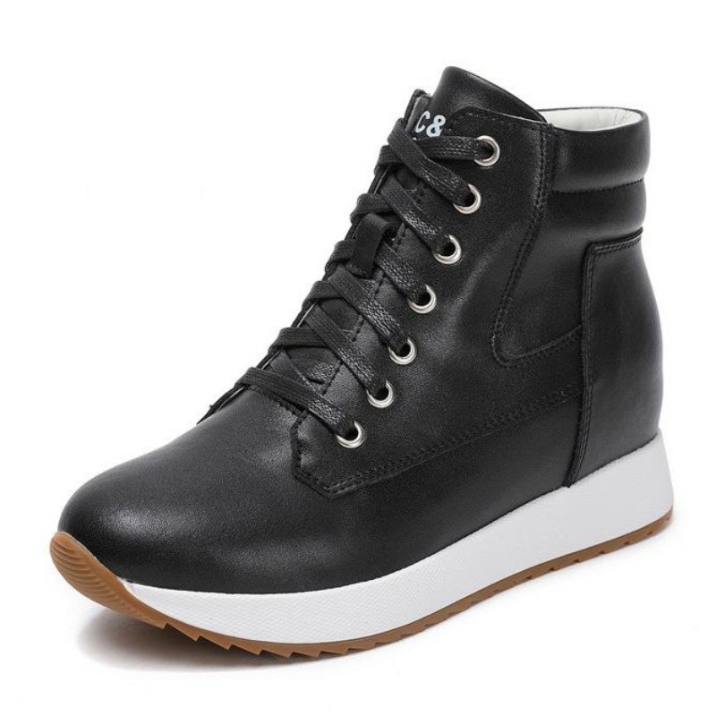 Botines tobilleros de piel aut - Chunky Sneaker Platform reseña y precio
