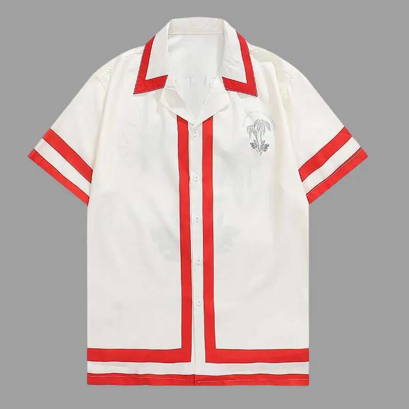 Camisa de manga corta con esta - Street Fashion Jacket Men reseña y precio