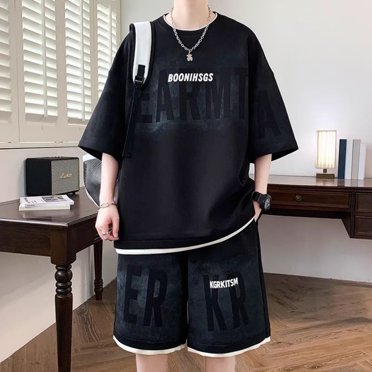 Conjunto de pantalones cortos  - Street Summer Fashion reseña y precio