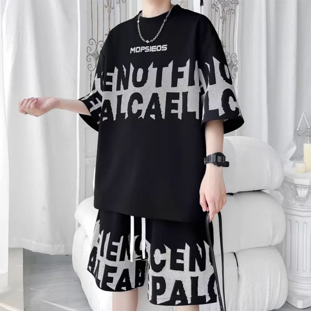 Conjunto de pantalones cortos  - Street Summer Fashion reseña y precio