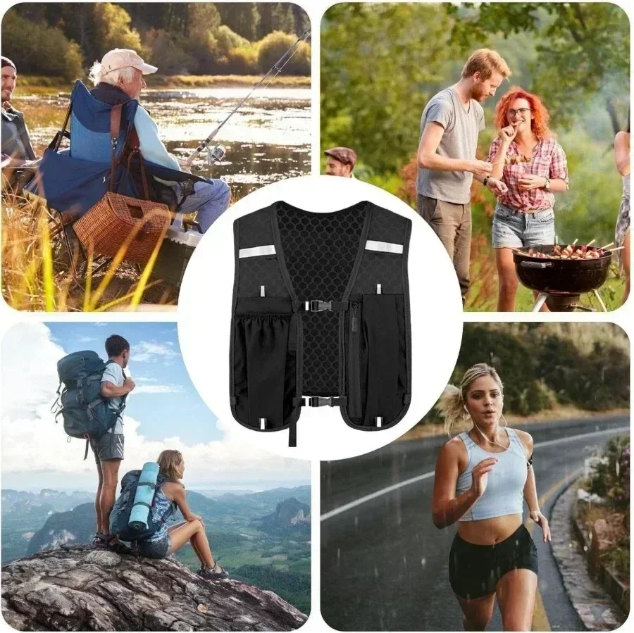 Nuevo chaleco de ciclismo y co - Reflective Jacket Running reseña y precio