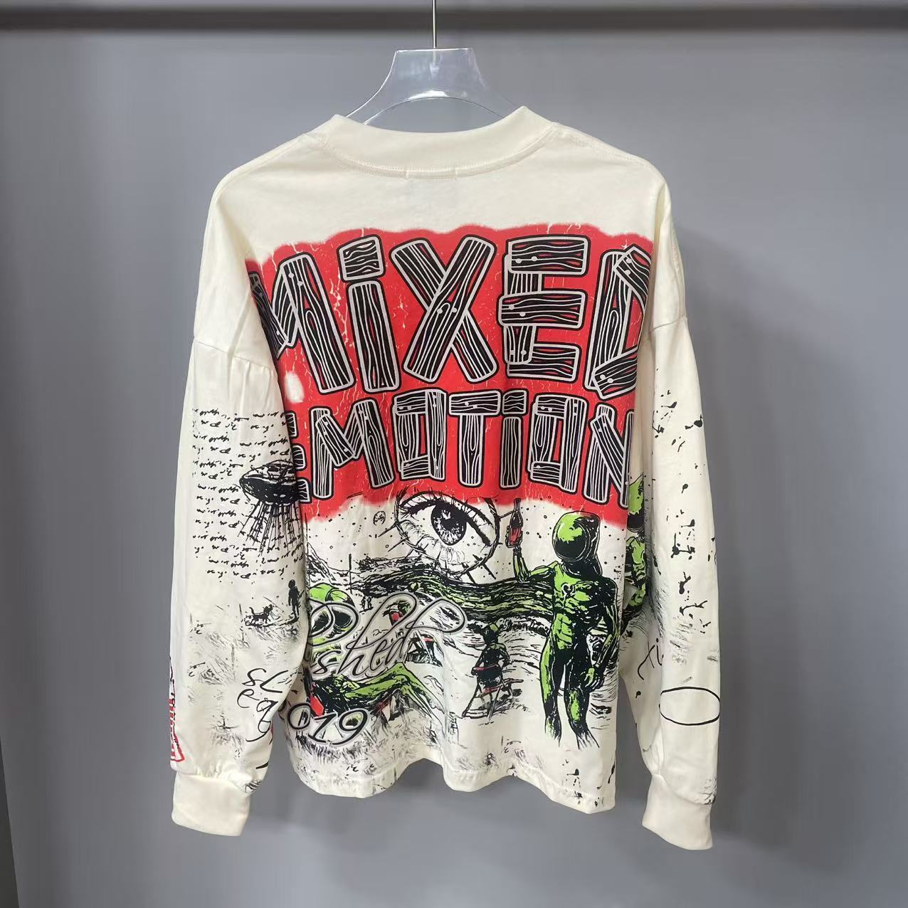 Camiseta de manga larga MIXED- - Street Fashion Style reseña y precio