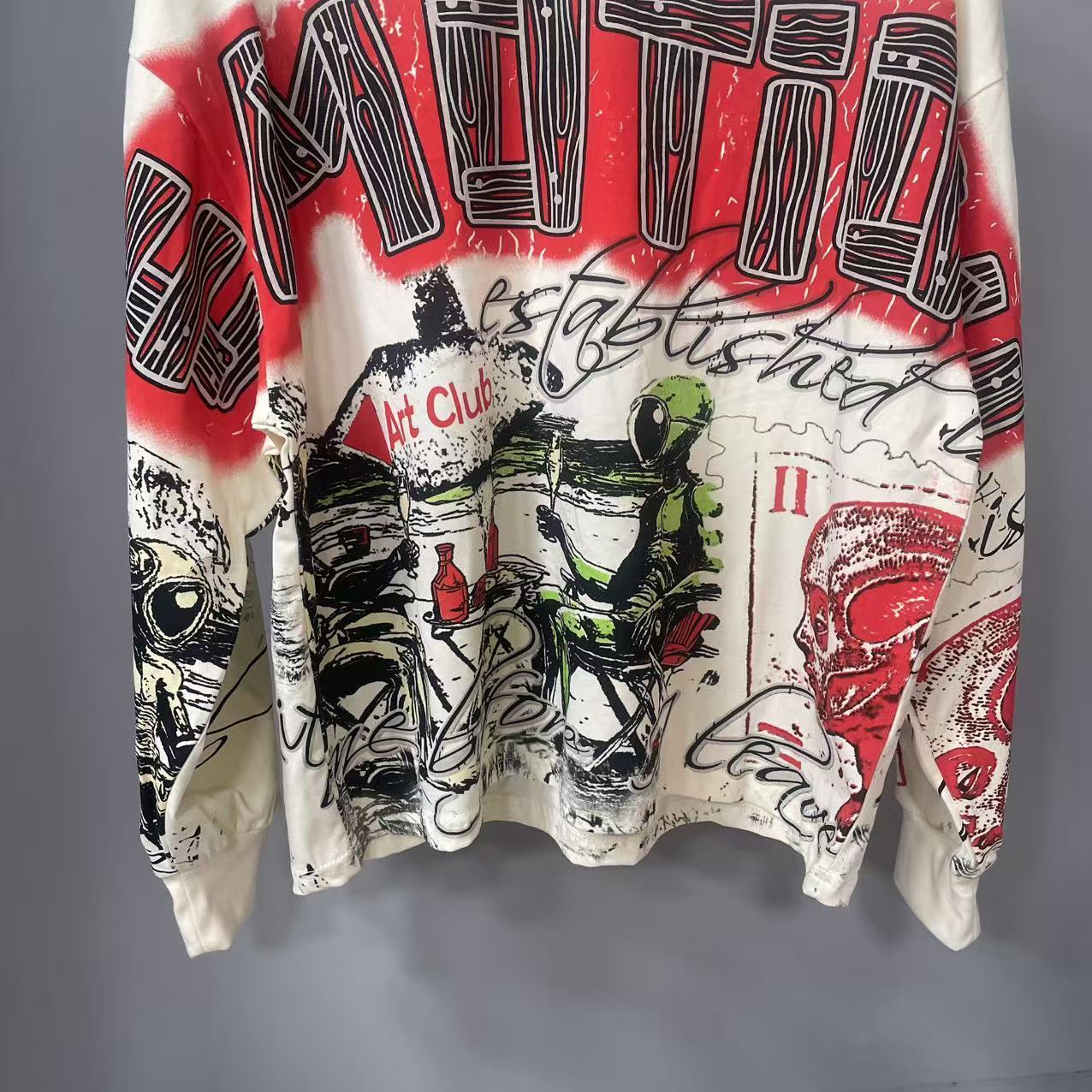 Camiseta de manga larga MIXED- - Street Fashion Style reseña y precio