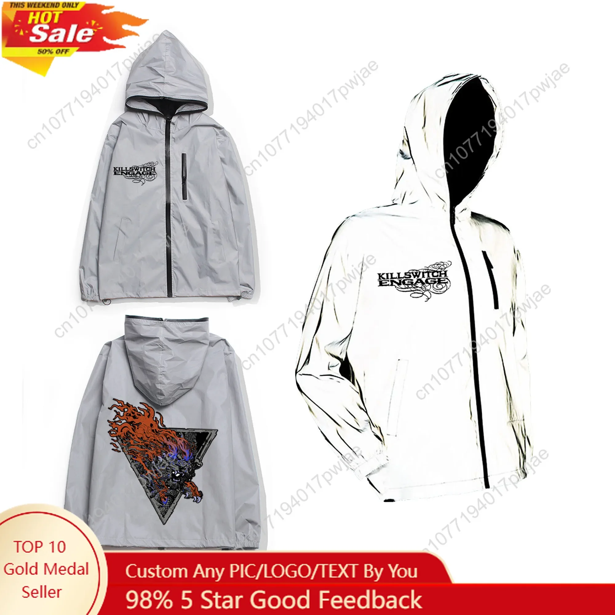 Chaqueta reflectante de la ban - Reflective Jacket Running reseña y precio