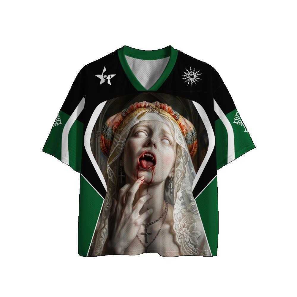 Camiseta de fútbol gótica con  - Street Fashion Jersey reseña y precio