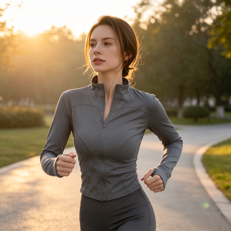 Chaqueta de Yoga Ajustada para - Reflective Jacket Running reseña y precio