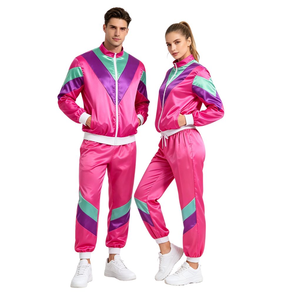 Disfraces retro de los años 80 - Street Fashion Jacket Men reseña y precio