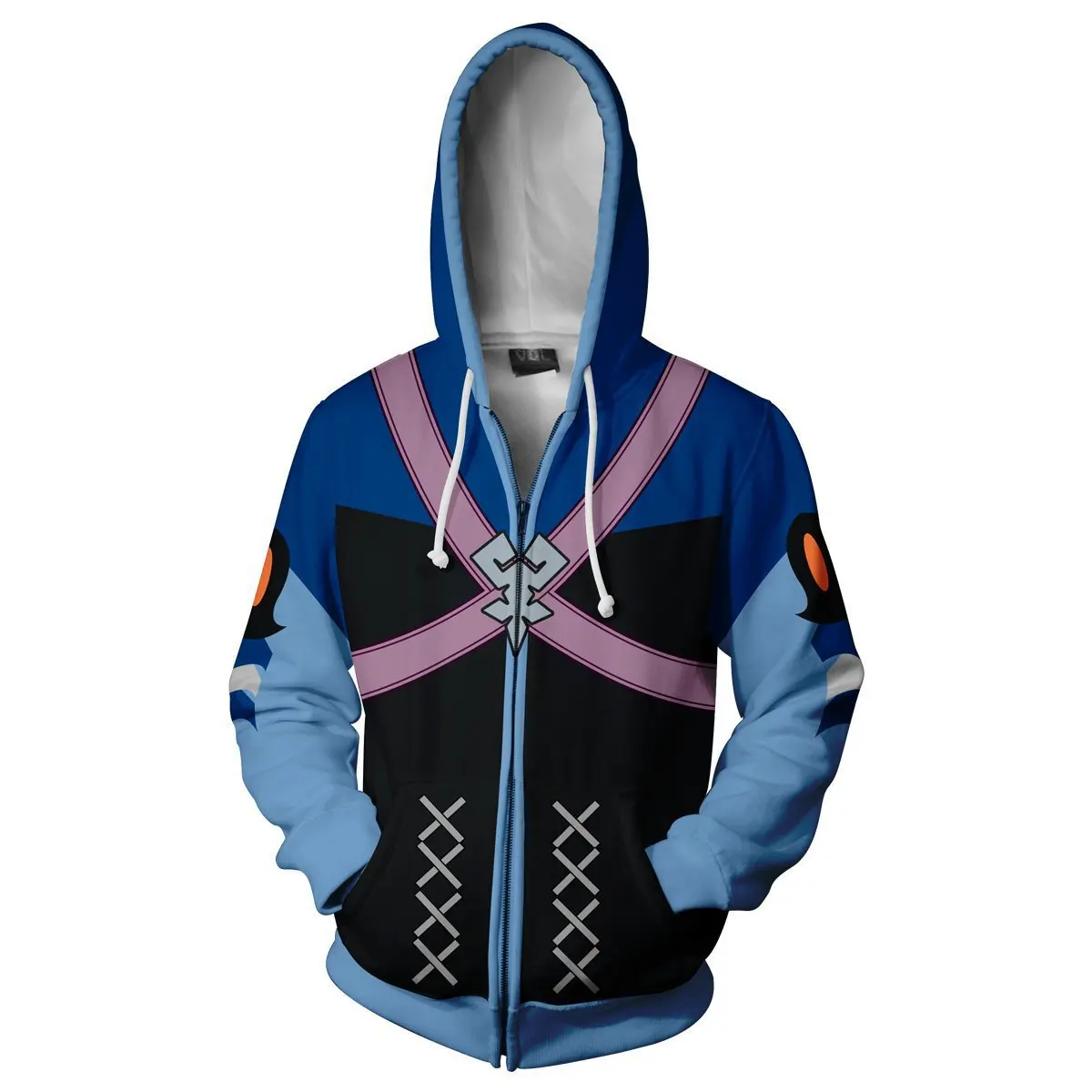 Kingdom Hearts Sudadera con ca - Street Fashion Jacket Men reseña y precio