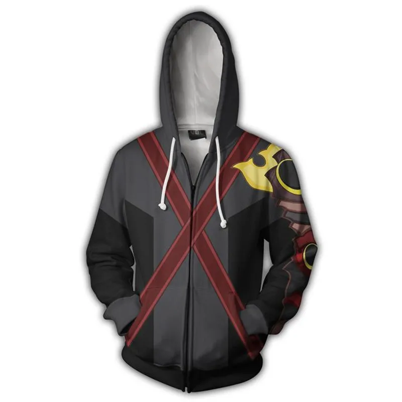 Kingdom Hearts Sudadera con ca - Street Fashion Jacket Men reseña y precio