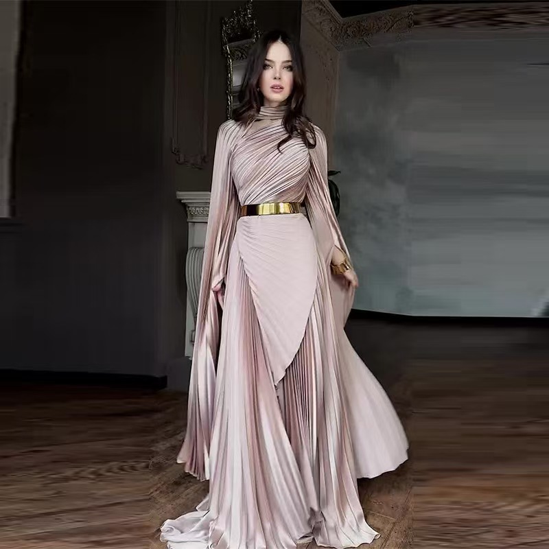 Vestido de noche elegante con  - Guangzhou Street Fashion reseña y precio