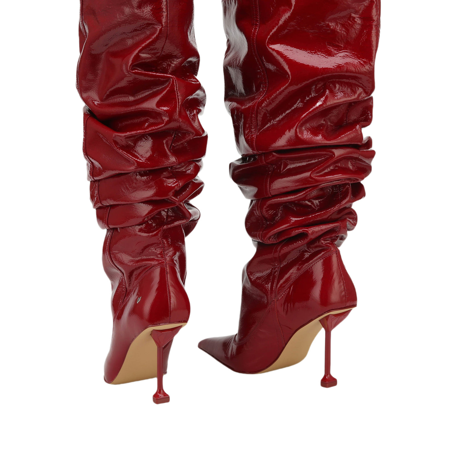 Botas hasta la rodilla holgada - Street Fashion Europe reseña y precio
