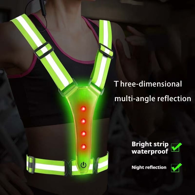 Chaleco LED para correr, corre - Reflective Jacket Running reseña y precio