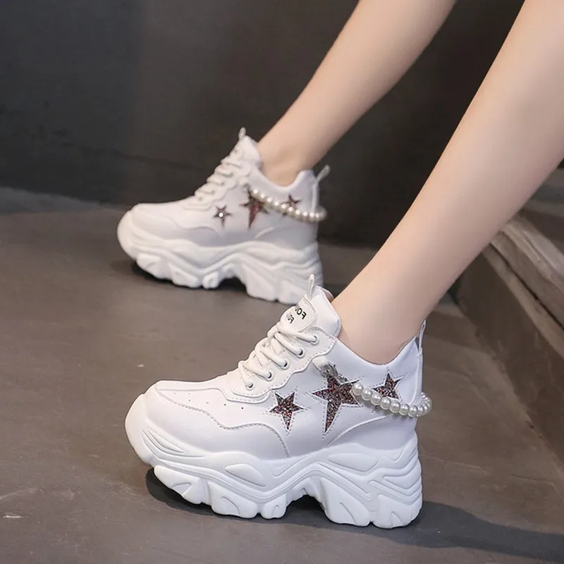 Zapatos de plataforma alta de  - Chunky Sneaker Platform reseña y precio