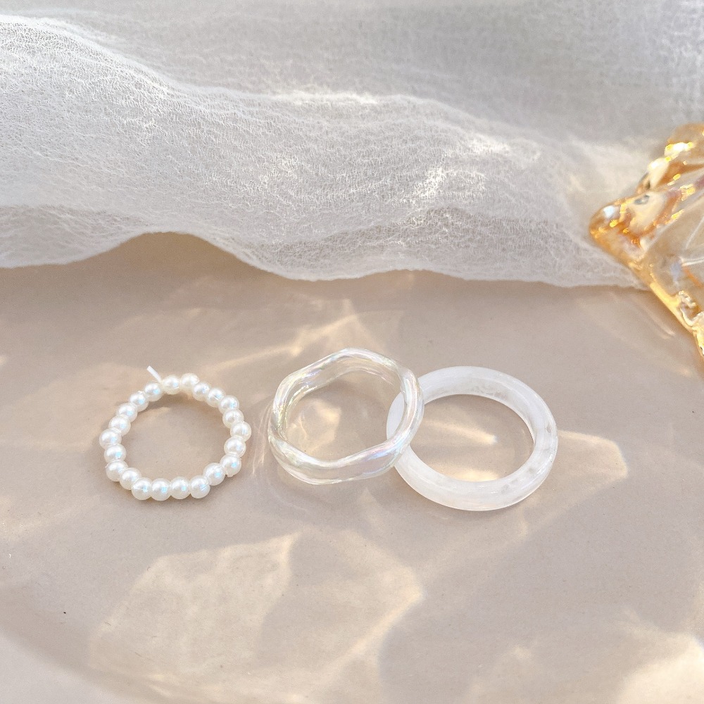 Anillos de resina de estilo co - Street Fashion Essentials reseña y precio