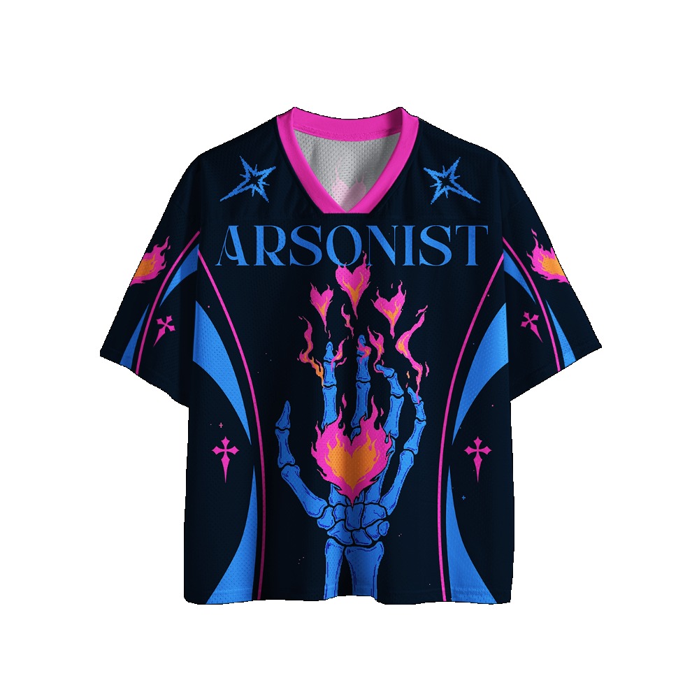 Camiseta de fútbol gótica con  - Street Fashion Jersey reseña y precio